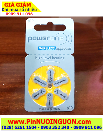Pin máy trợ thính PowerOne PR536 /Pin số 10_Pin máy điếc PowerOne PR536/10 chính hãng /X.xứ Đức